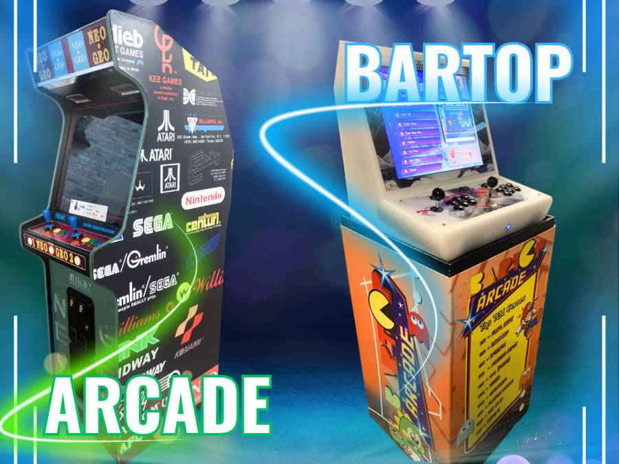 Noleggio Videogiochi Arcade, Cabinati e Bartop anni &#039;80/&#039;90