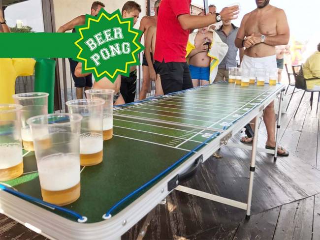 Noleggio tavoli beer pong per feste e eventi 