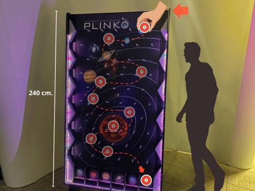 Noleggio e Affitto Gioco Promozionale Plinko per Eventi a Torino