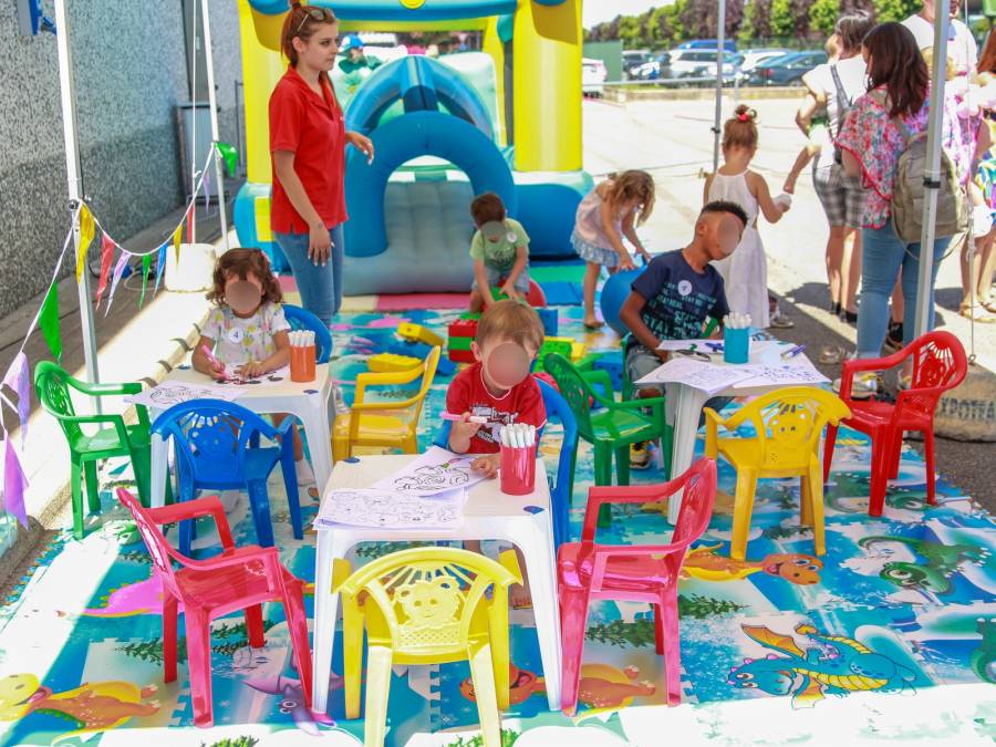Noleggio area bambini 0-4 anni per feste eventi torino milano aosta